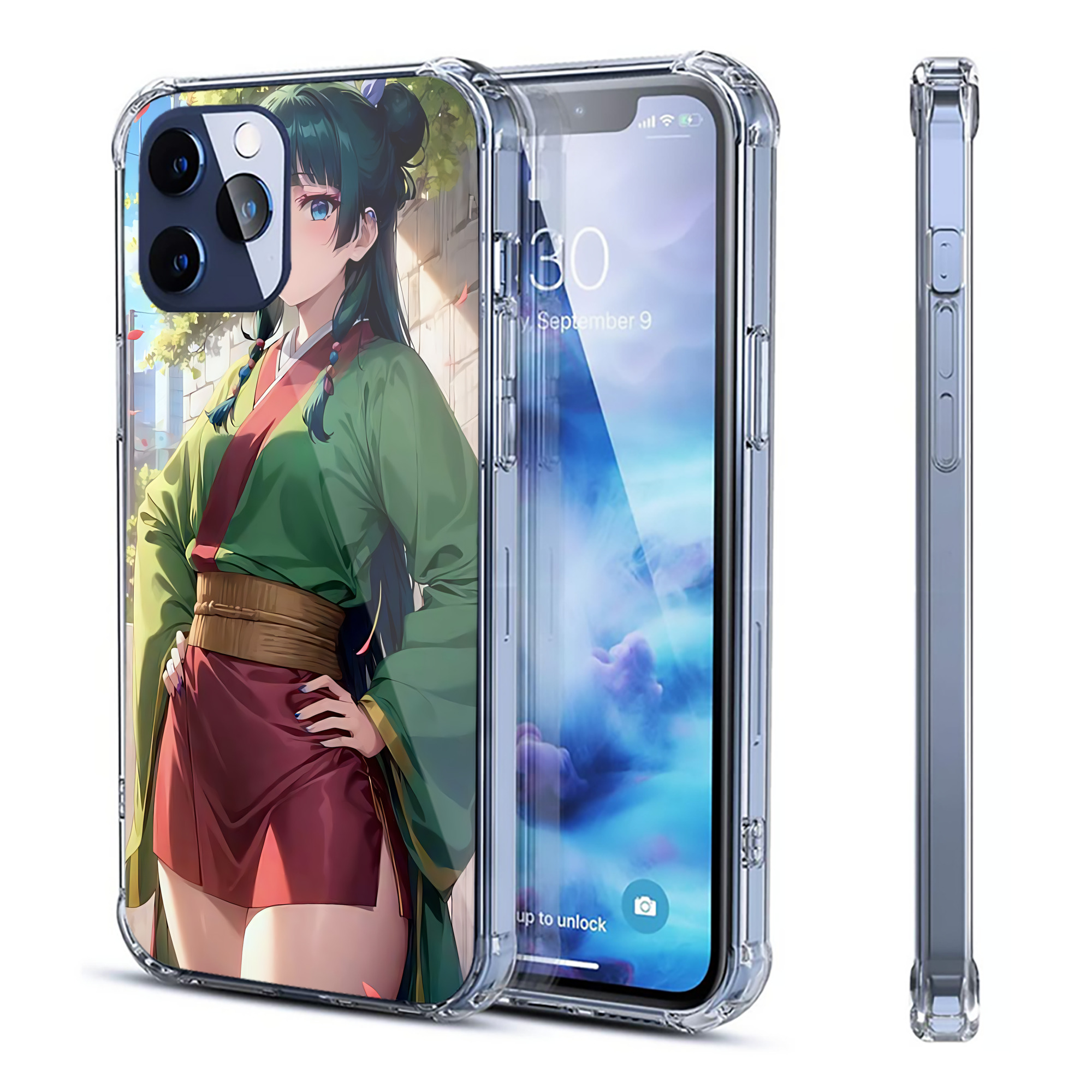 （画像用） 薬屋のひとりごと The Apothecary Diaries 【iPhone 12シリーズ対応】透明スマホケース（クリアソフトケース）